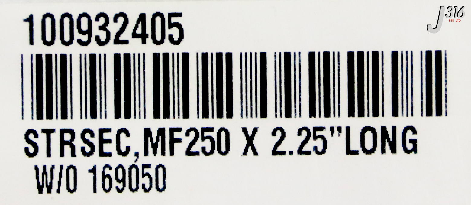 35670 AXCELIS STRAIGHT SECTION, NW250, 2.25L, 100932405 (NEW